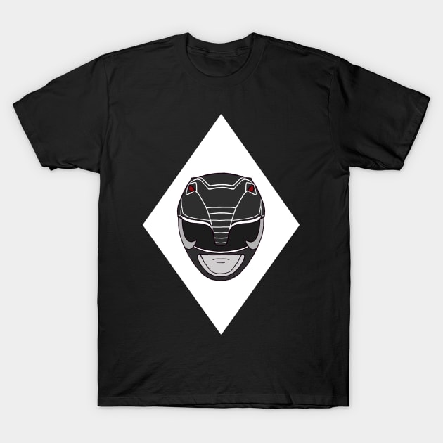 Power ranger black ranger T-Shirt by ekkimu